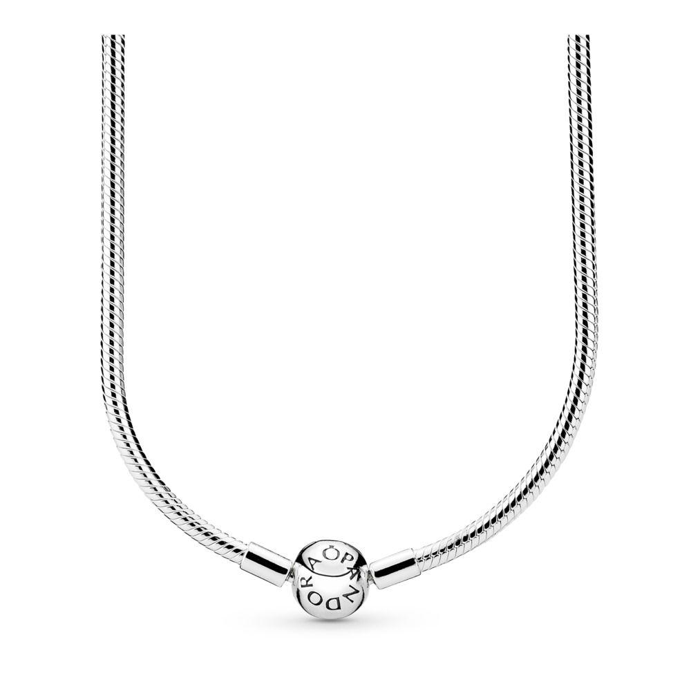 Pandora Chain Necklace with Smooth Signature Clasp, 45 cm/17.7