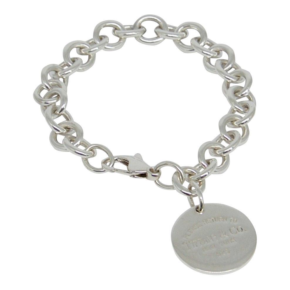 Tiffany & Co. Return to Tiffany Round Tag Charm Bracelet– Oliver Jewellery