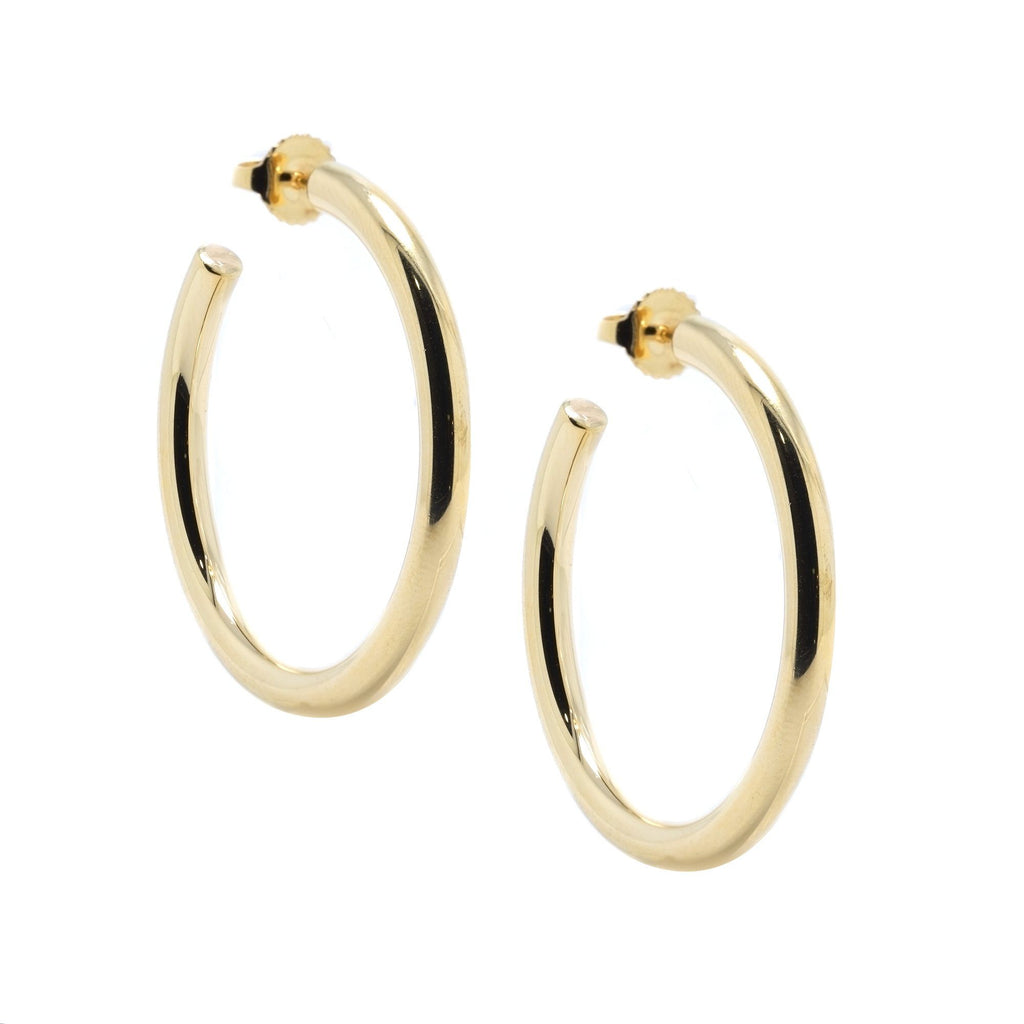 Tiffany & Co. 18k Gold Hoop Earrings– Oliver Jewellery