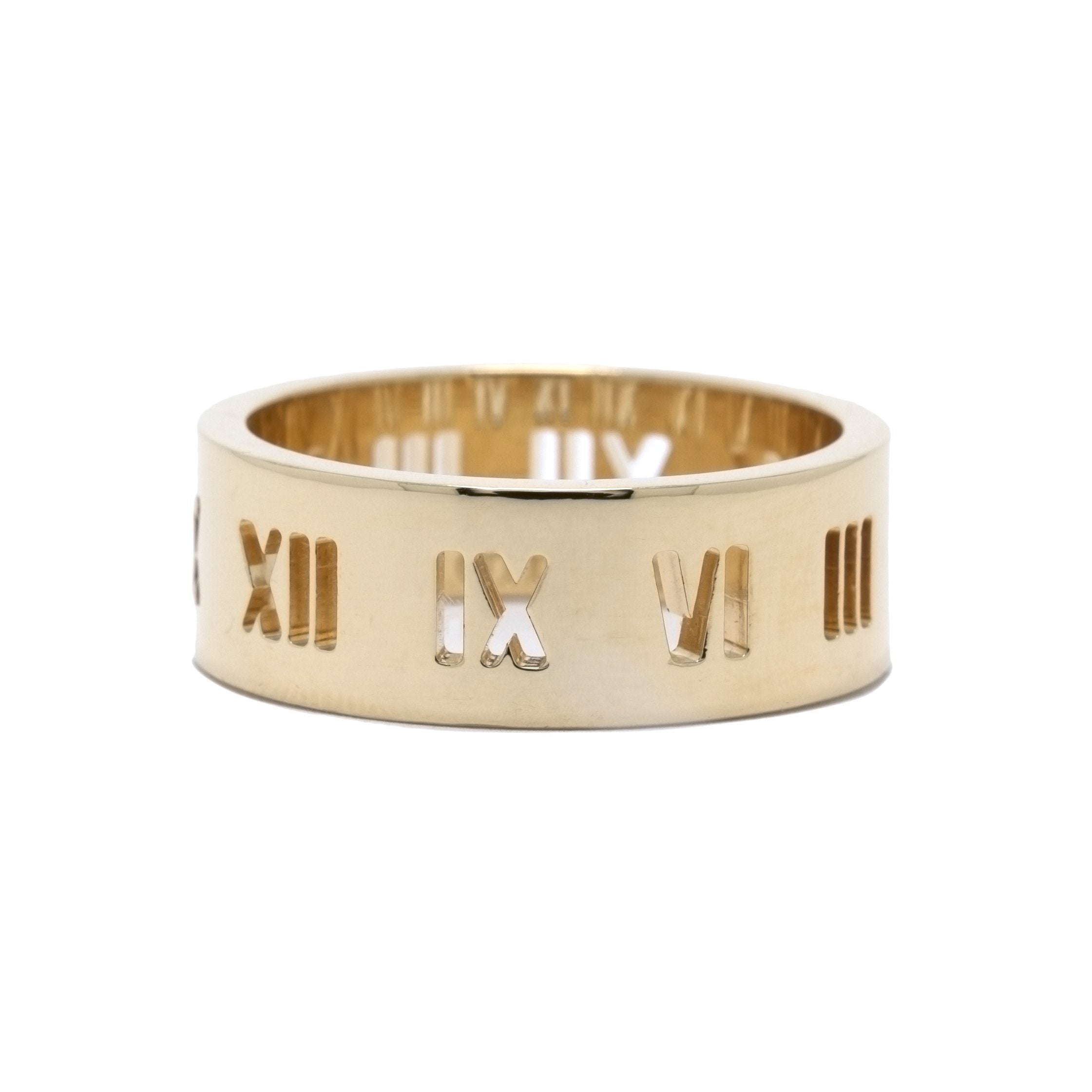 Tiffany & Co. 18k Gold Wide Atlas Pierced Ring– Oliver Jewellery