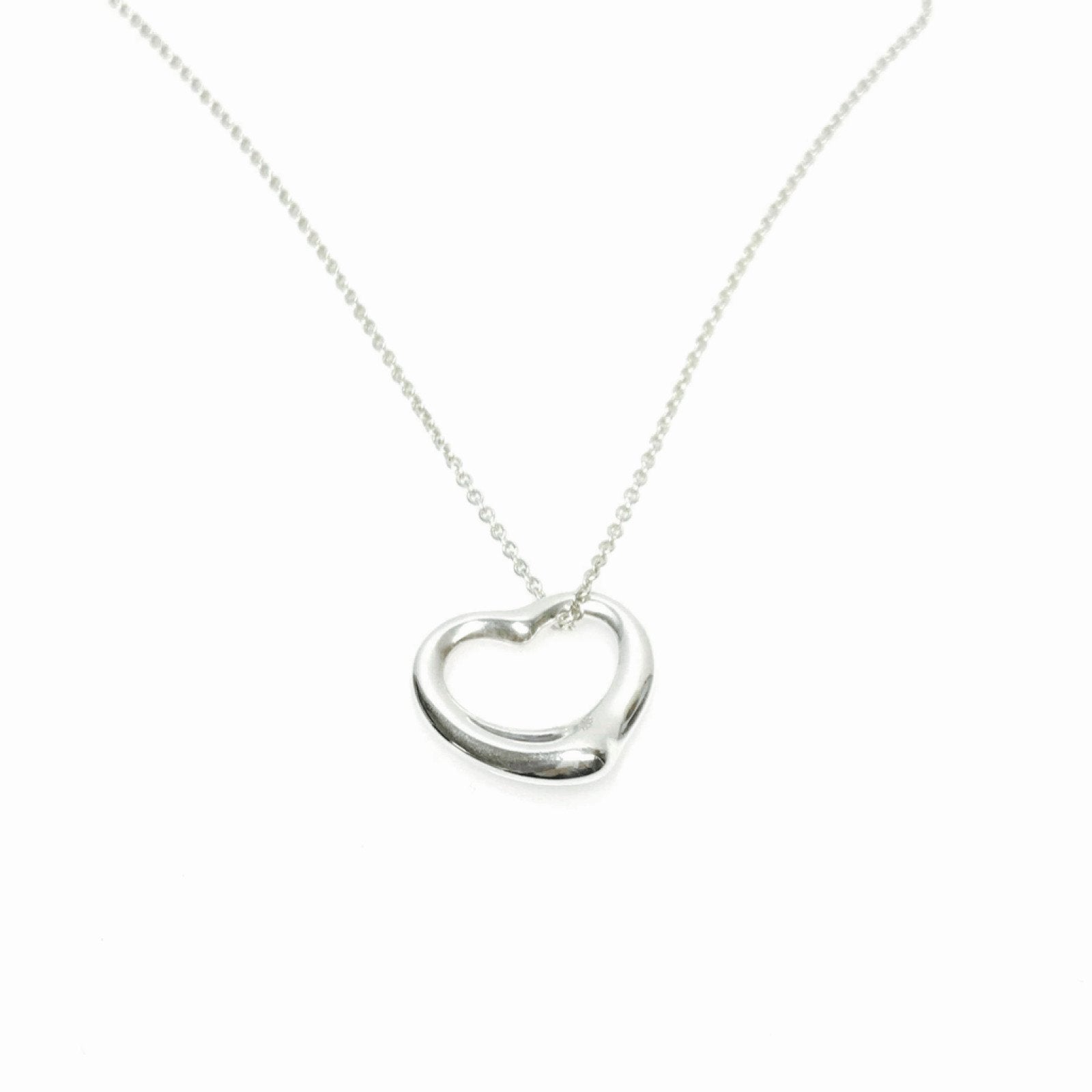 Tiffany & Co. Elsa Peretti Open Heart Pendant Necklace– Oliver Jewellery