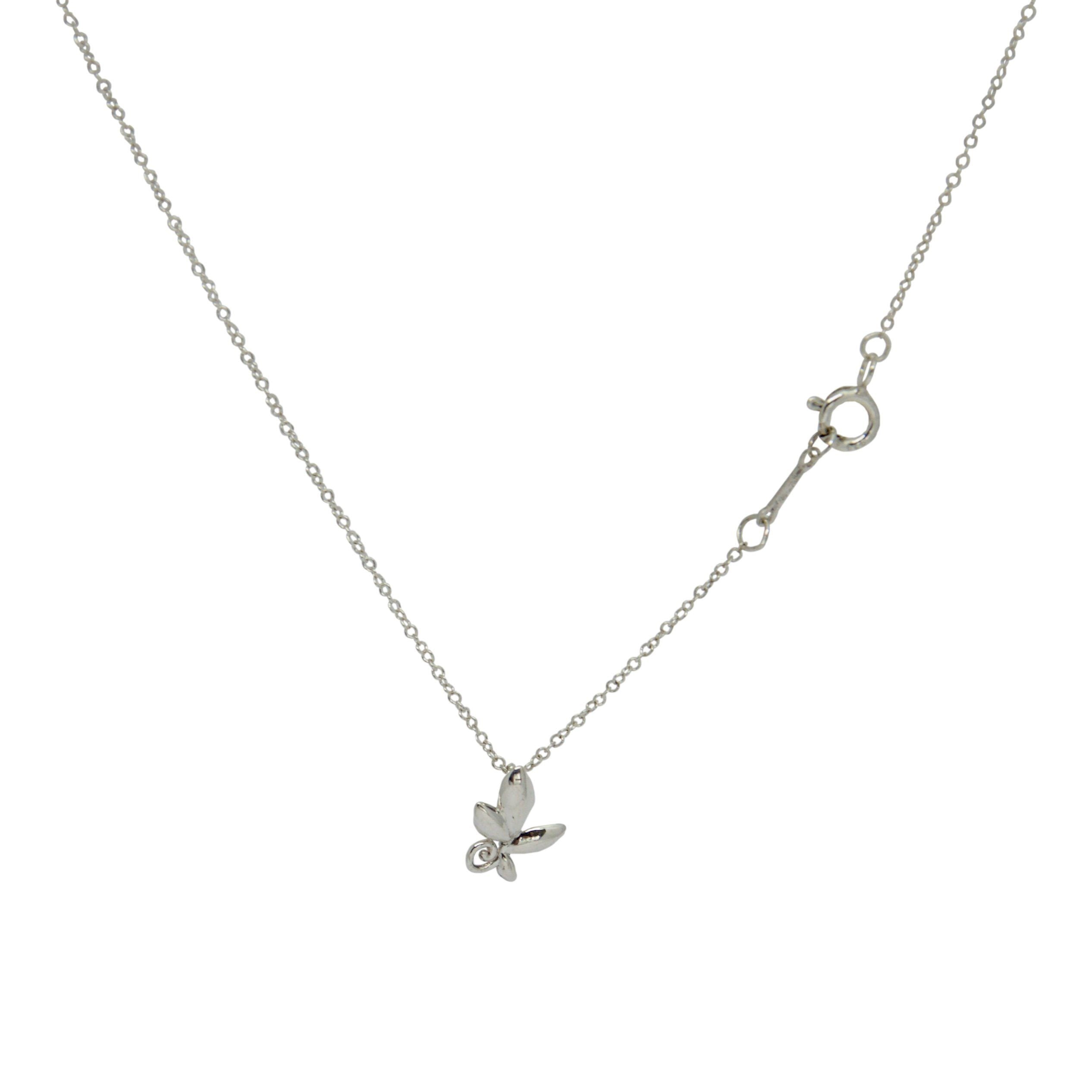 Tiffany & Co. Paloma Picasso Mini Olive Leaf Pendant Necklace– Oliver ...