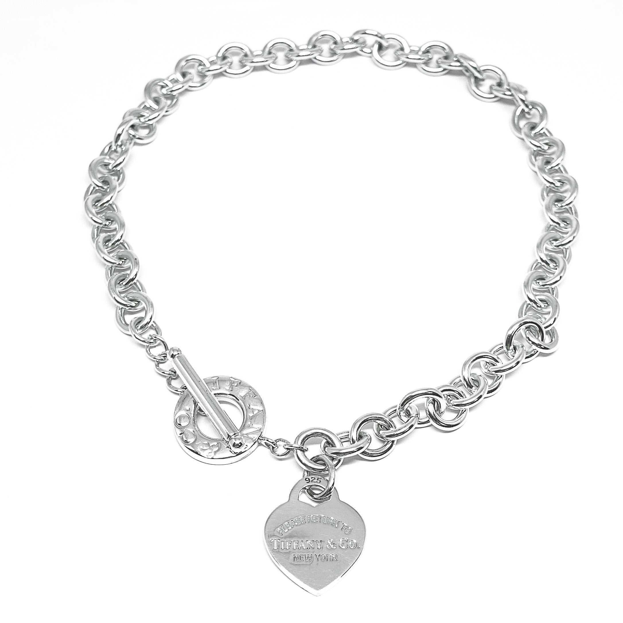 Tiffany & Co. Return to Tiffany Heart Tag Toggle Necklace– Oliver Jewellery