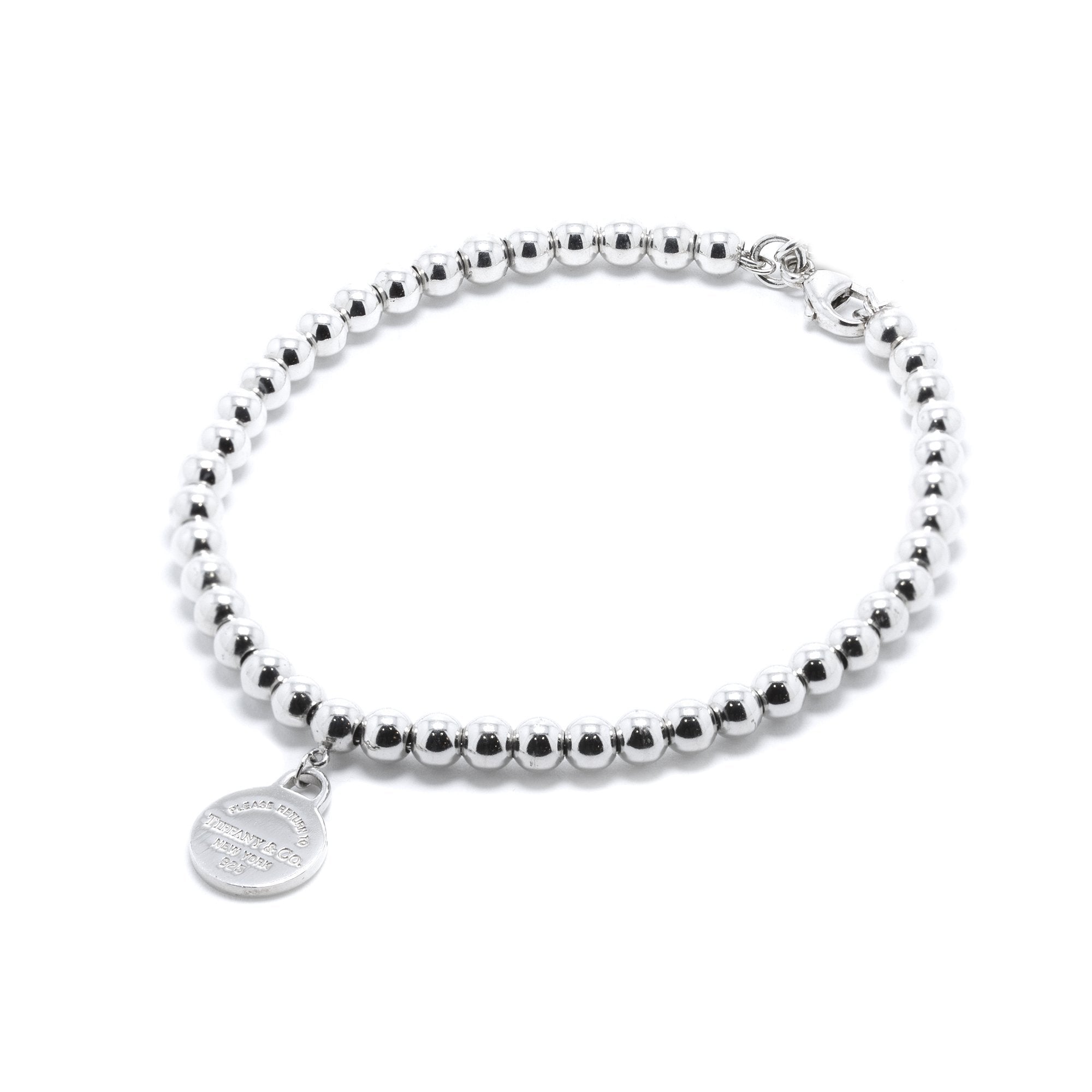 Tiffany & Co. Return to Tiffany Mini Round Tag Bead Bracelet– Oliver ...