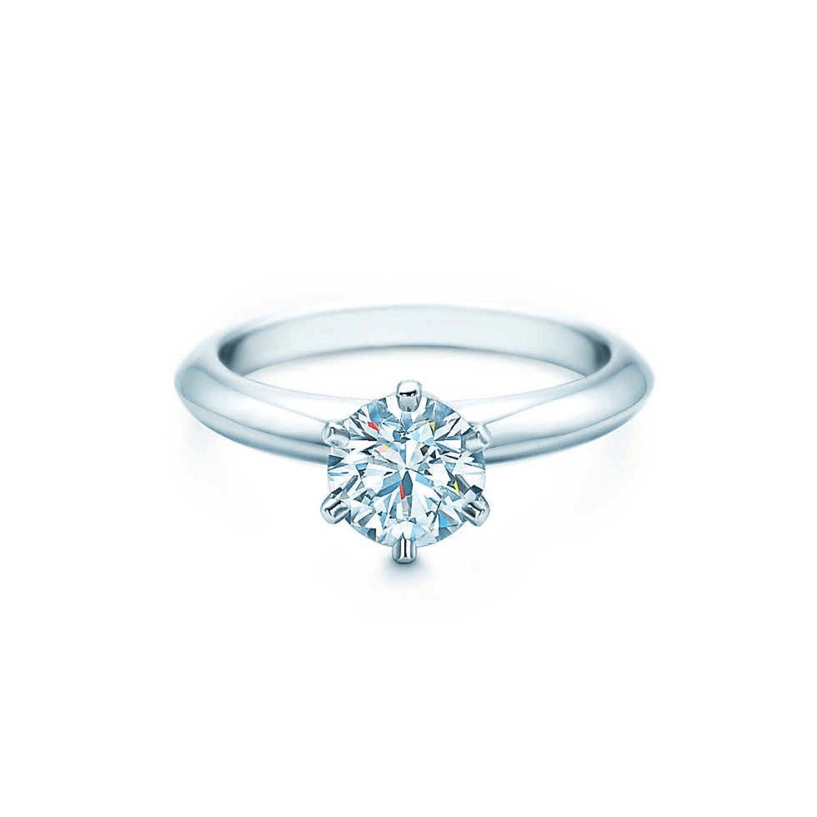  Tiffany  Co  Solitaire 0 70ct Round Diamond Engagement 