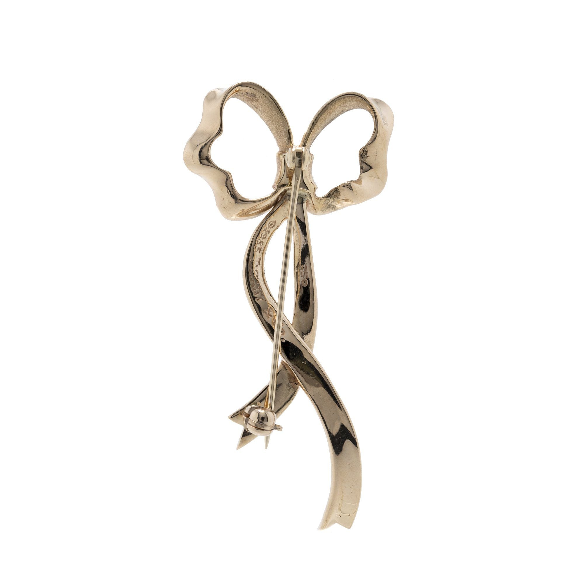Tiffany & Co. Vintage 18k Bow Brooch– Oliver Jewellery