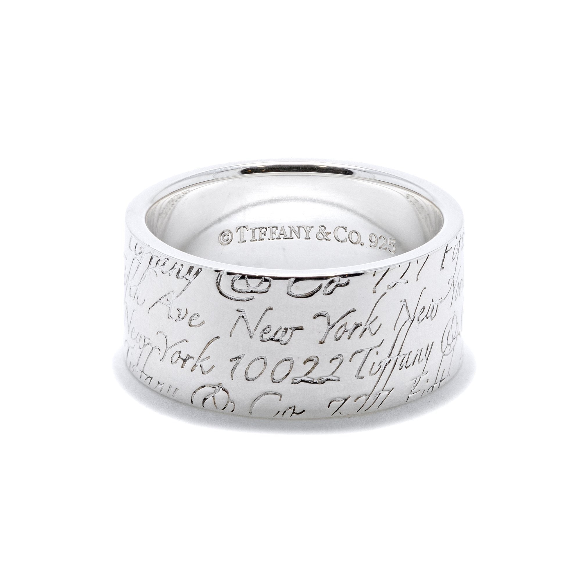 Tiffany & Co. Wide Notes Ring– Oliver Jewellery