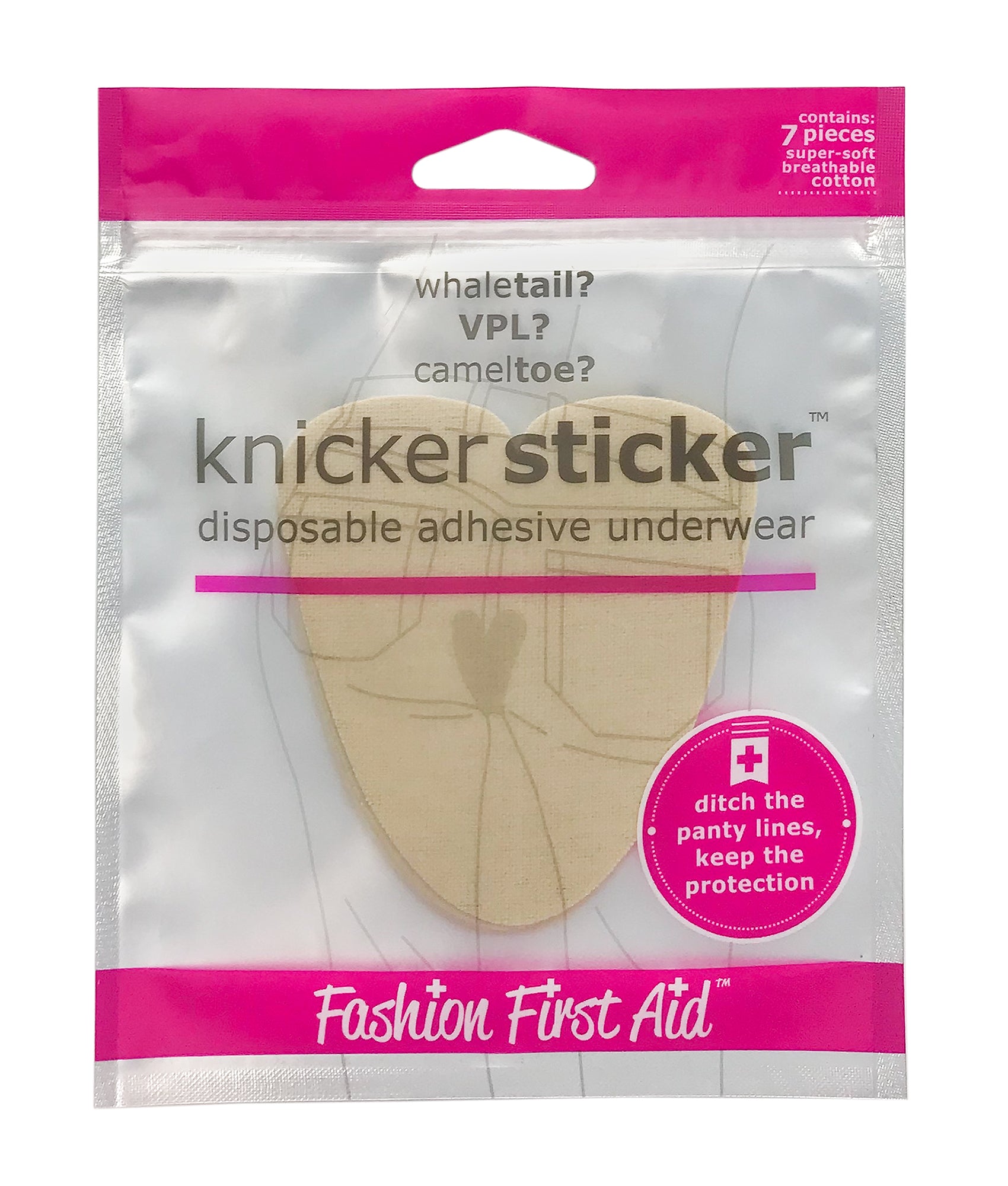 Knicker Sticker: disposable adhesive 