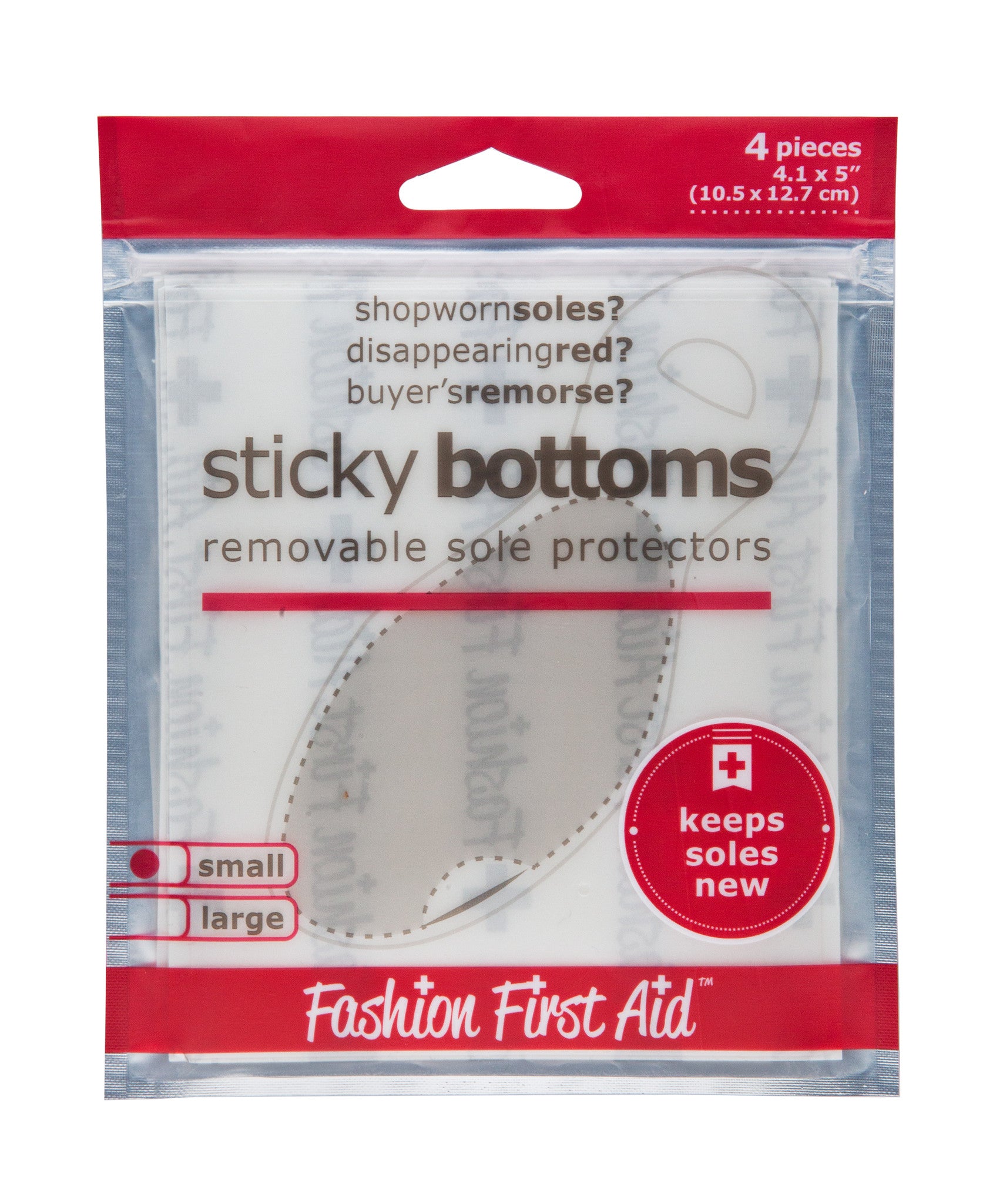 red bottom shoe protector