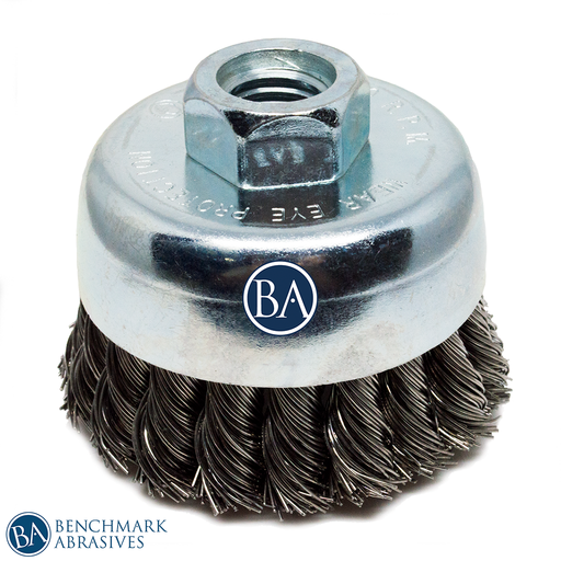 3 in. Carbon Steel Knot Wire Cup Brush
