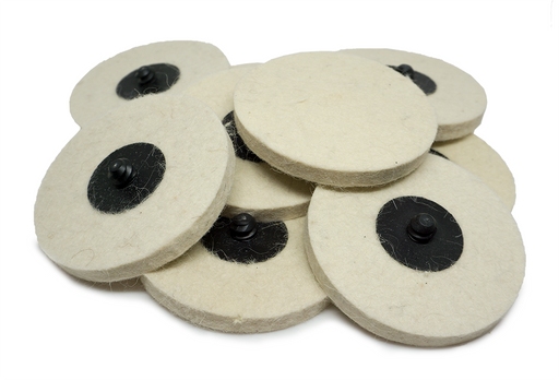 Generic 27Pcs 100mm 4 Inch Round Grinding Wool Pad Polishing Wheel Felt  Buffer Disc Set