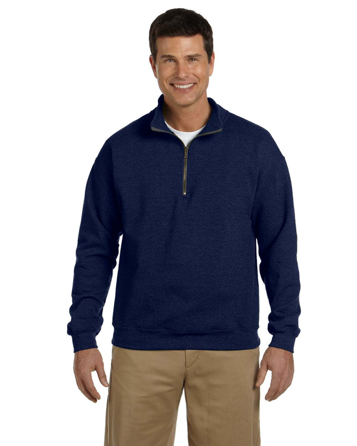 gildan cadet collar sweatshirt