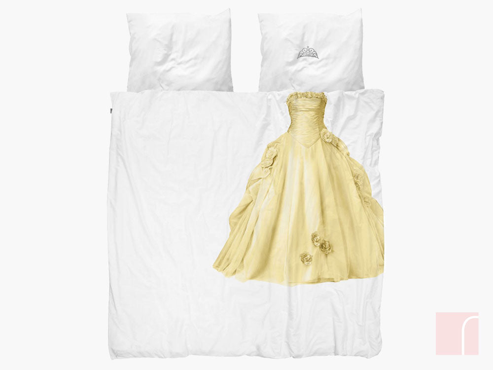 1 Yellow Princess Bedding Set Girls Double Duvet Set Reroom Co Uk