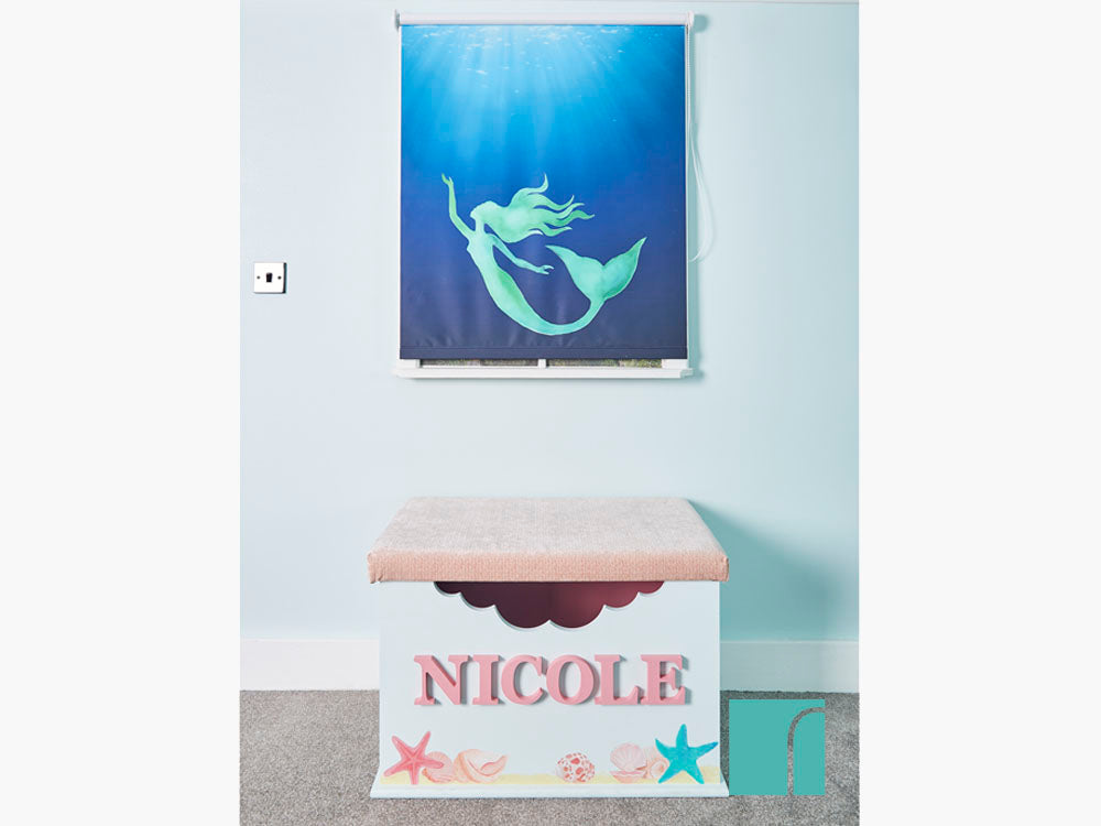 mermaid toy chest