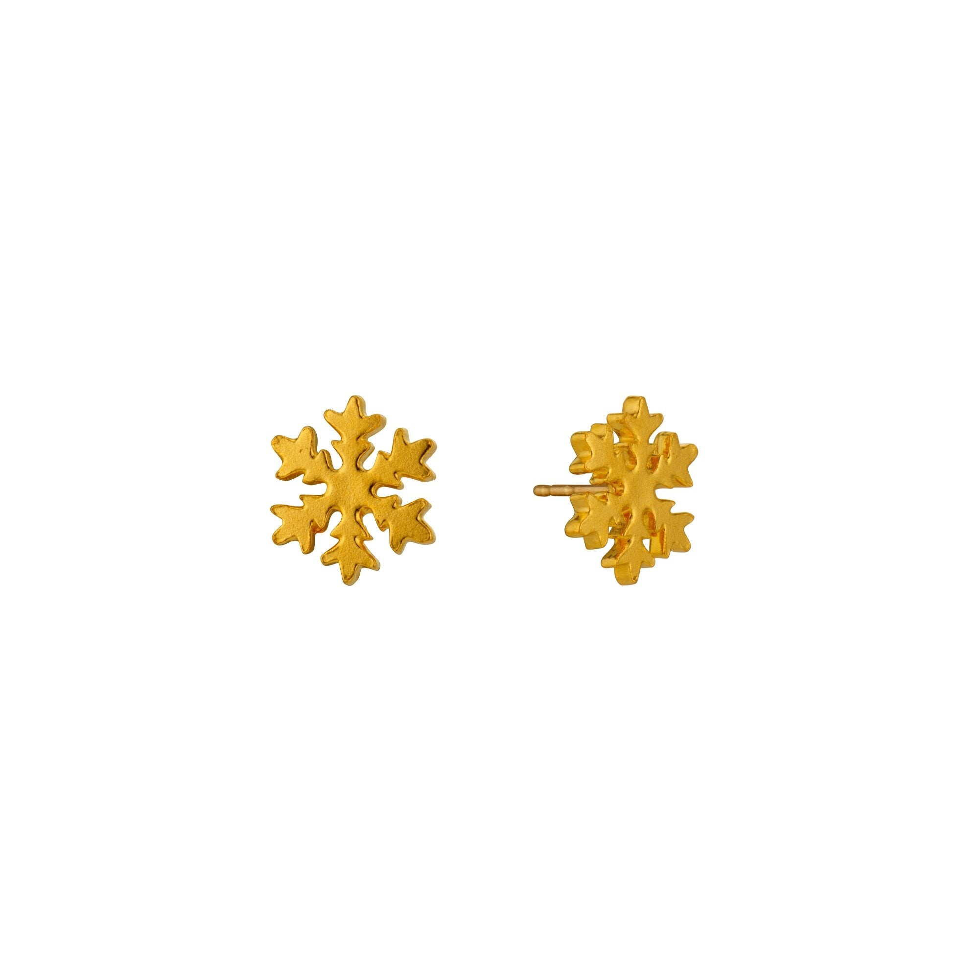 Snowflake Earrings Snowflake Studs Tiny Snowflake Studs - Etsy | Small earrings  gold, Jewelry earrings studs, Gold earrings studs