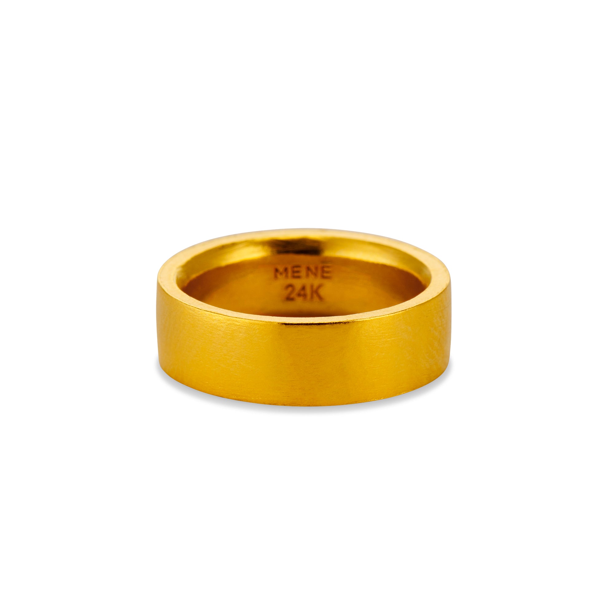 Minimalist Wedding Ring Set in Gold | KLENOTA