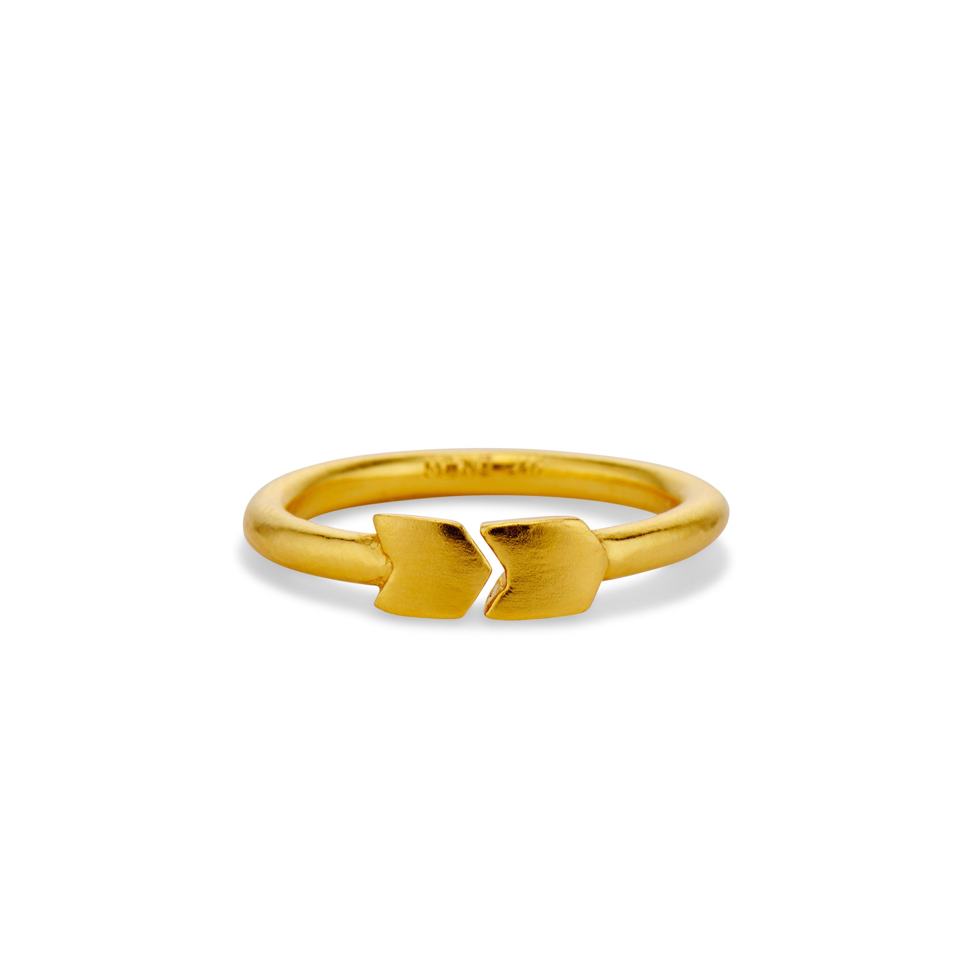 Arrow Ring - 11 / 24K Gold