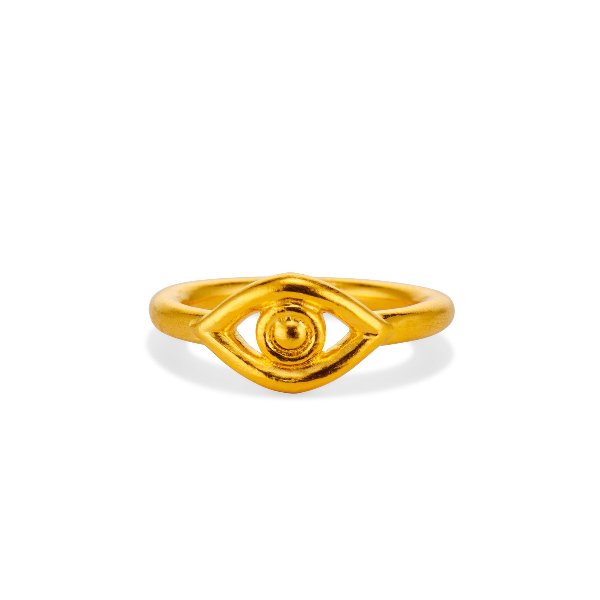 Solid Gold Initial Ring | Katie Dean