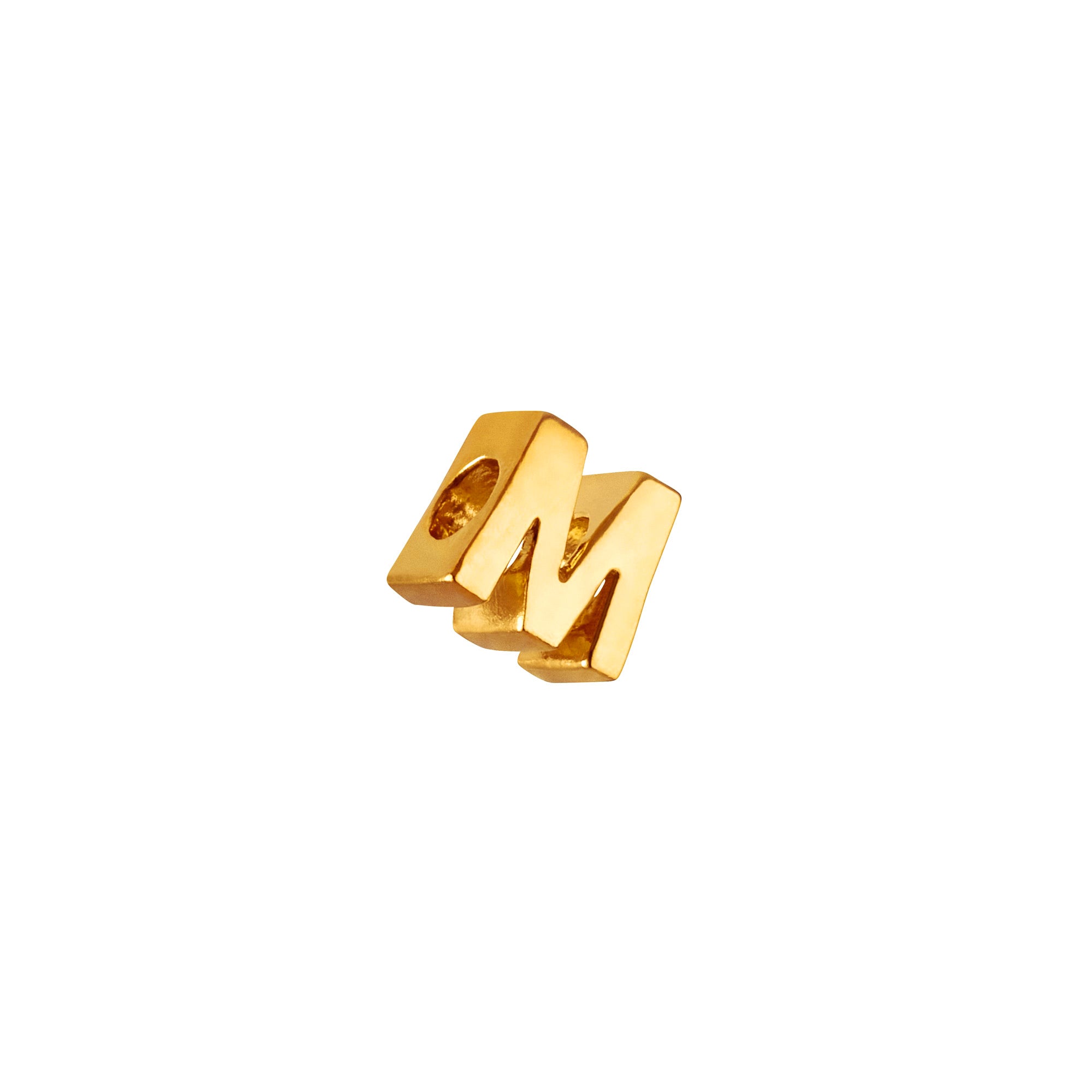 Gold Letter Charm 