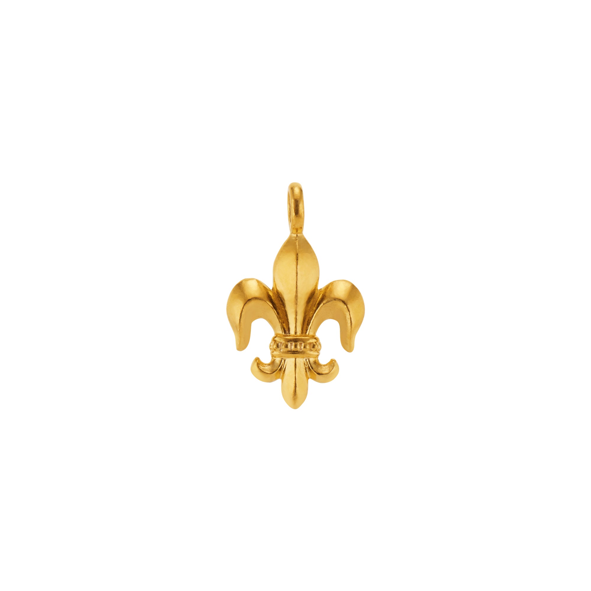 Fleur-de-lis Pendant - 24K Gold