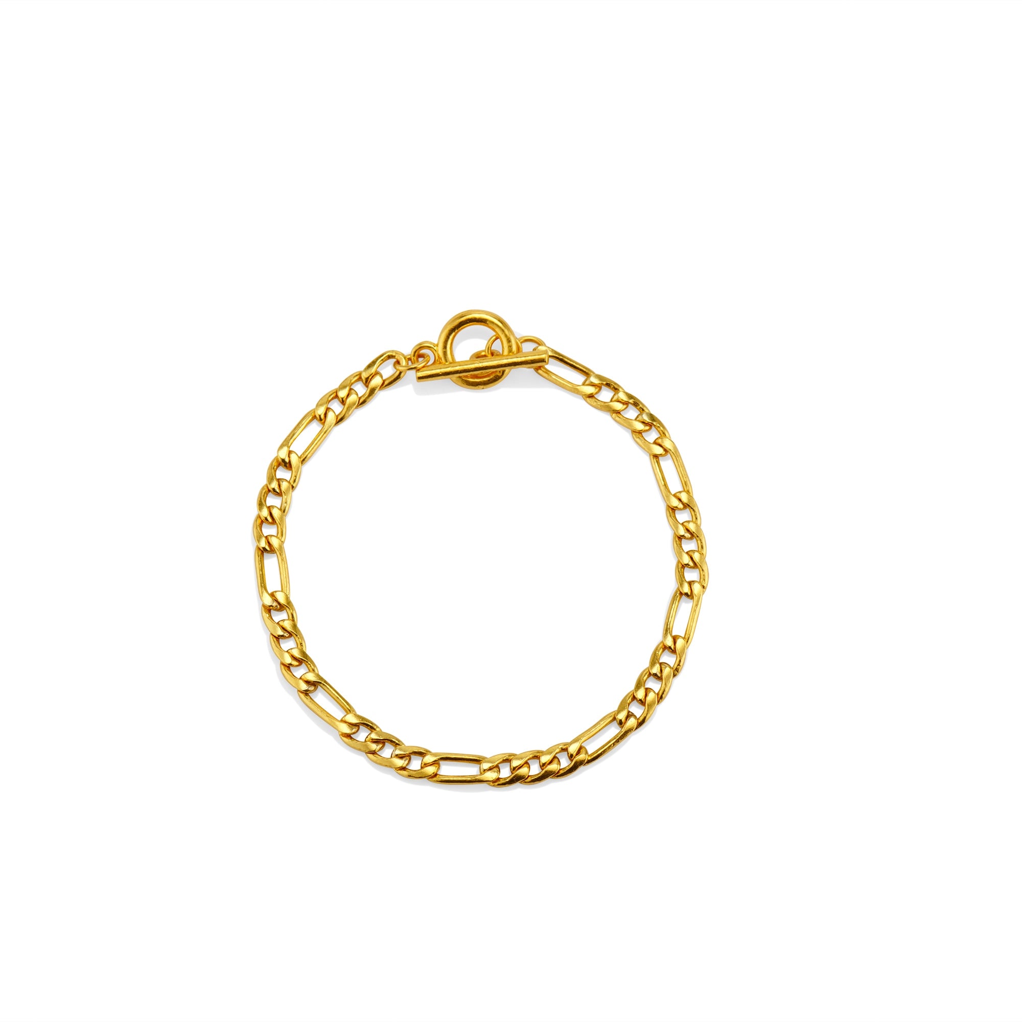 Buy Malabar Gold & Diamonds 18k Yellow Gold Figaro Chain For Women Online  At Best Price @ Tata CLiQ