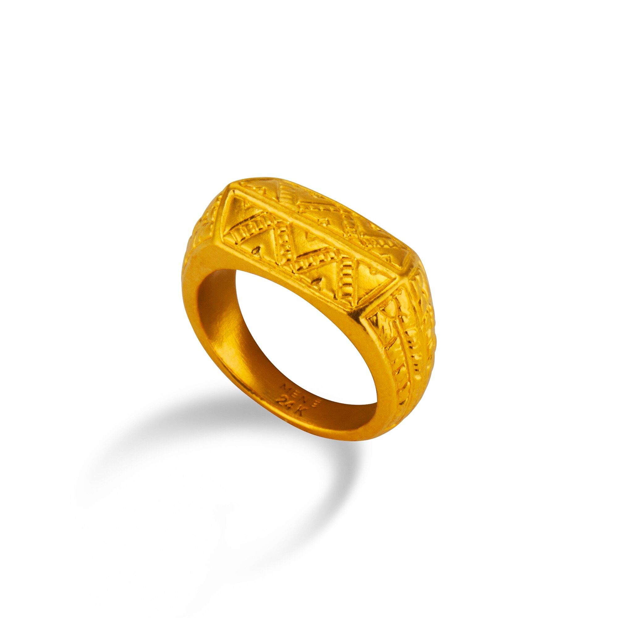 Palmette Ring - 24K Gold – Mene