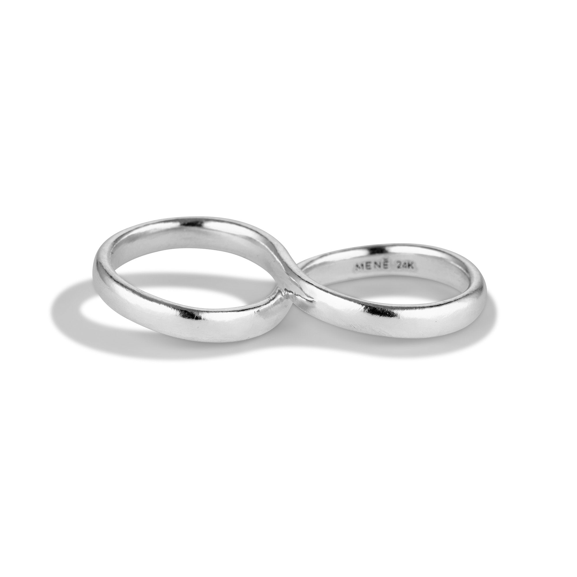 Figure Eight Ring - 12 / 24K Platinum