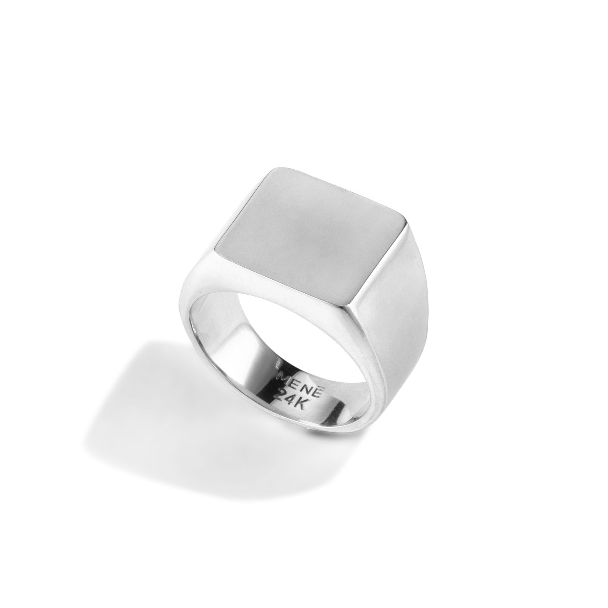 Sterling Silver Square Signet Ring
