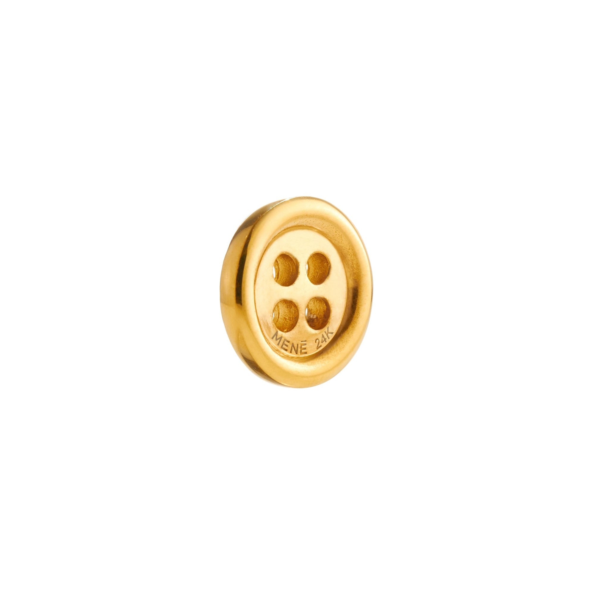 Menē Button I 24K Gold