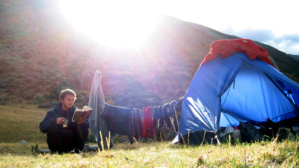 Doing laundry on the trail