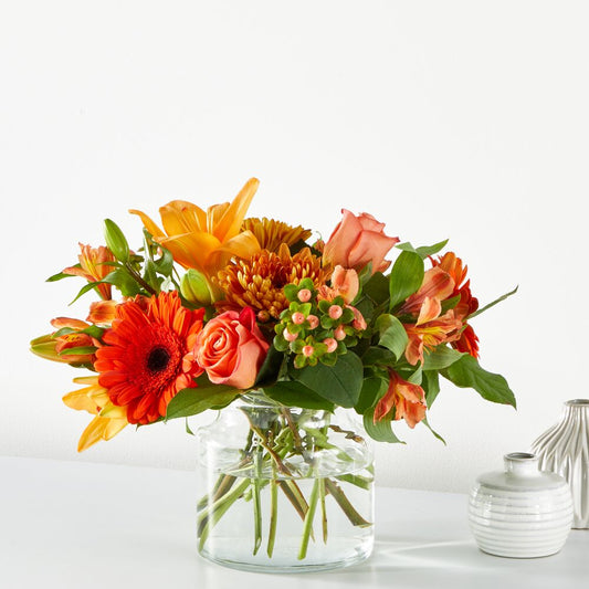 ban.do - A flower arrangement in our Rise & Shine orange