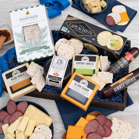 Ultimate Meat & Cheese Sampler Gift Basket