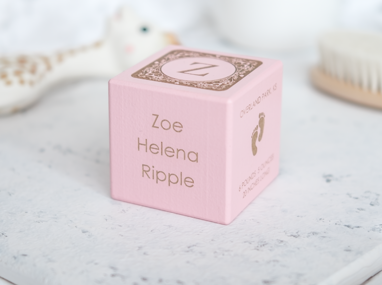 pink baby block
