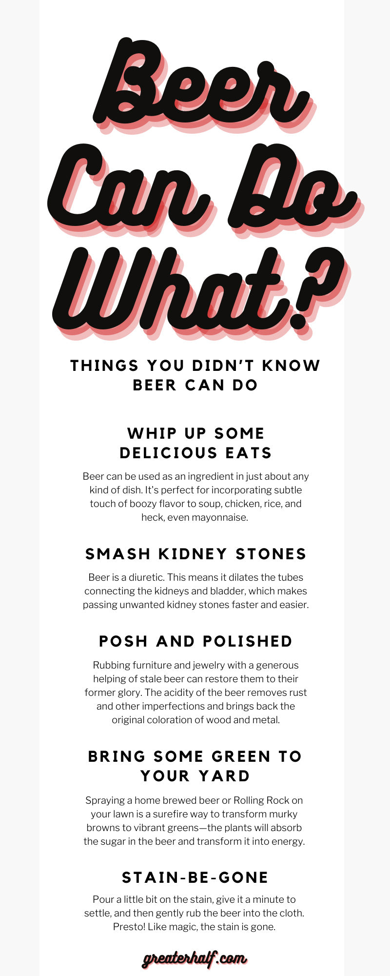 Beer Can Do What? Things You Didn’t Know Beer Can Do