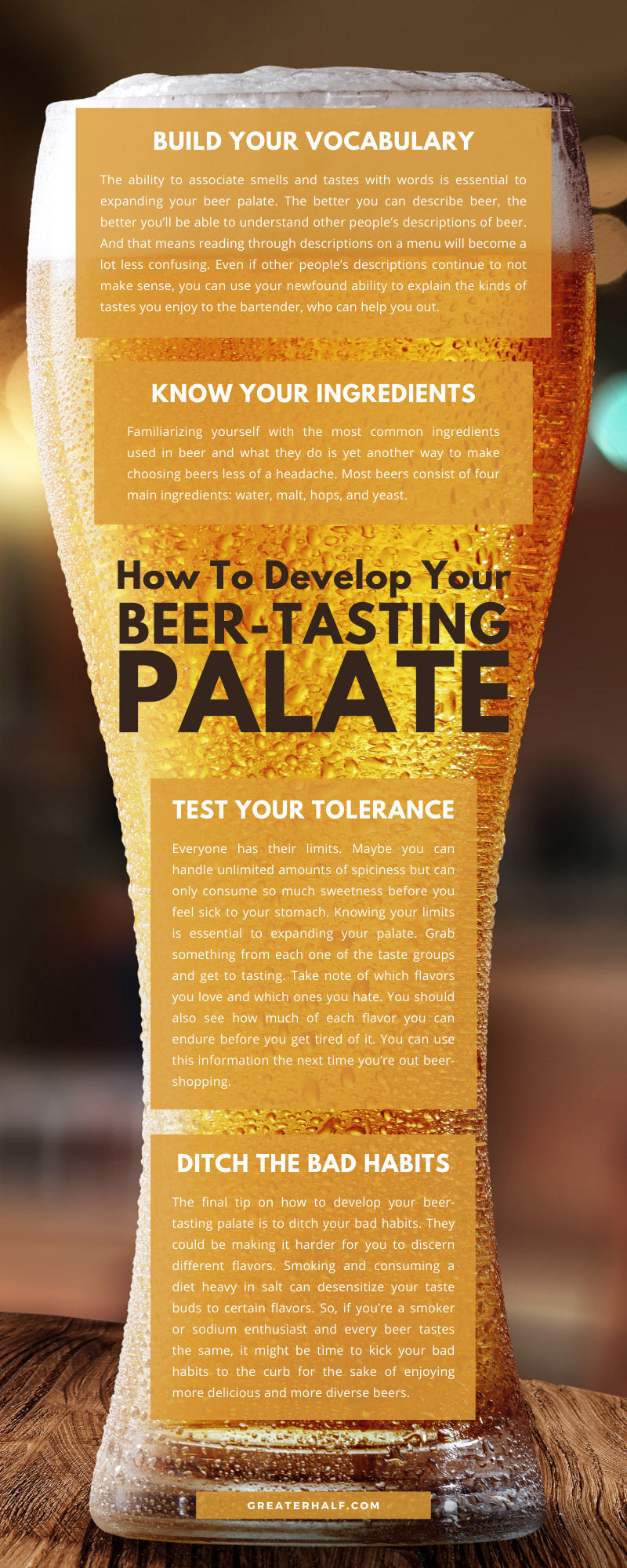 How To Develop Your Beer-Tasting Palate