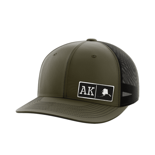 Leather Patch State Abbreviation Hats | Greater Half