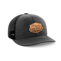 Thumbnail for America Mount Rushmore Leather Patch Hat - Greater Half