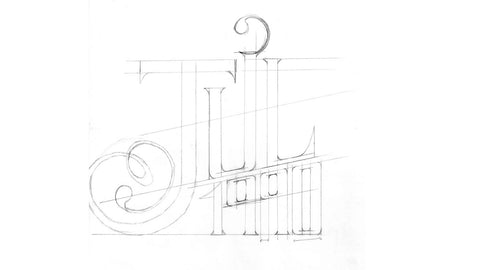 cherranos lettering design sketches 4