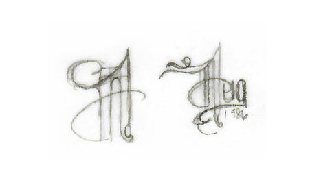 geovirig birthday dates lettering aug 1986 sketches