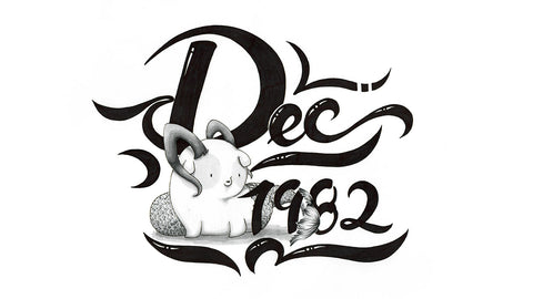 godriorn character design and dates december 1982 lettering