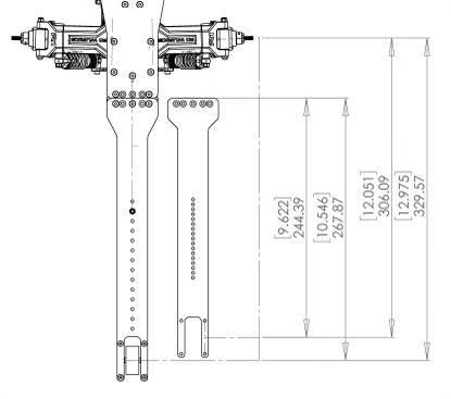 DC1 Flex Tuned Wheelie Bar