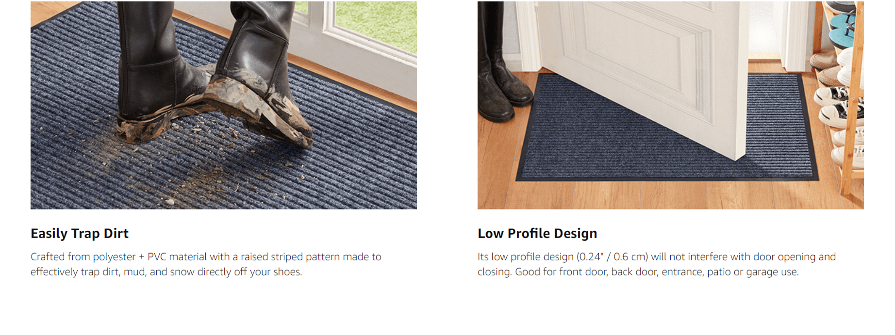 Thin Indoor Door Mat with Rubber Backing - Lifewit – Lifewitstore