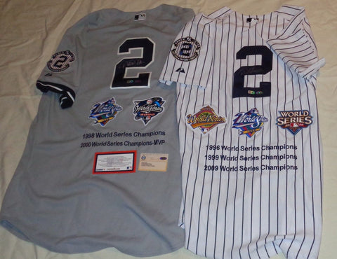 jeter autographed jersey