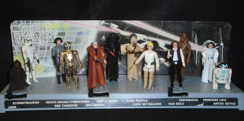 vintage star wars figure stands