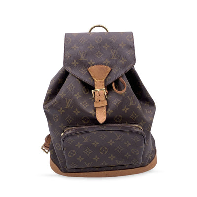Louis Vuitton Monogram Montsouris MM M51136 Bag Backpack Free Shipping [Used]