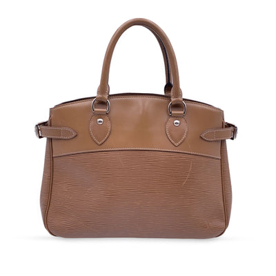 Louis Vuitton Ivorie EPI Leather Passy GM Handbag Satchel 
