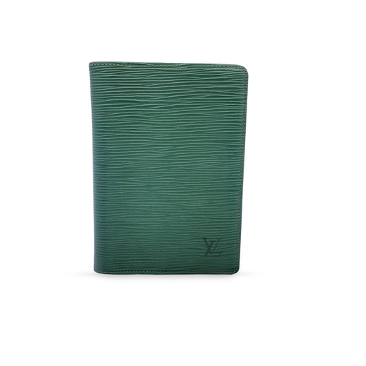 louis vuitton green epi wallet