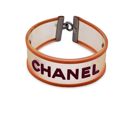Chanel Pink Crystal cc Pin Brooch