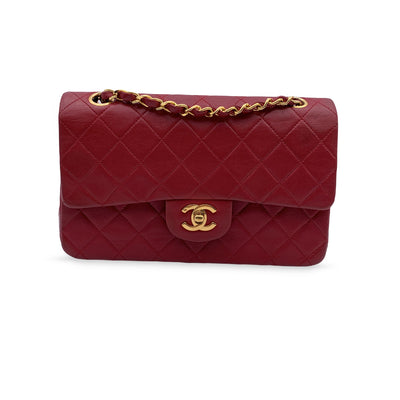 CHANEL, Bags, Chanel Red Quilted Shoulder Bag With Redgold Chain Strap