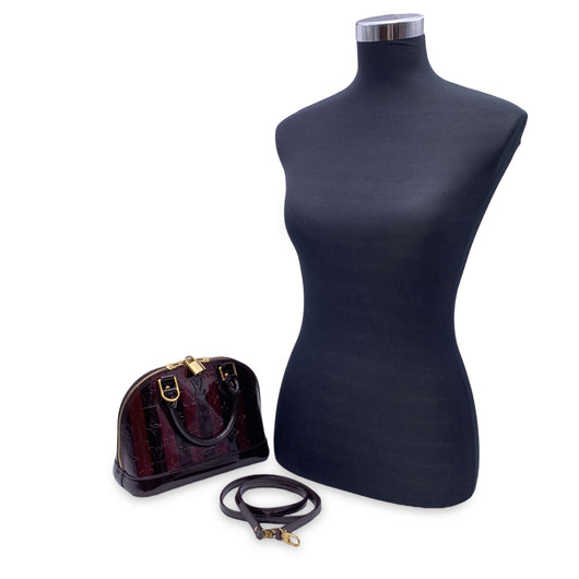 Louis Vuitton Rayure Amarante Monogram Vernis Alma BB Bag Handbag – OPA  Vintage